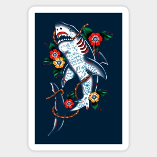 SHARK TRADITIONAL TATTOO Magnet